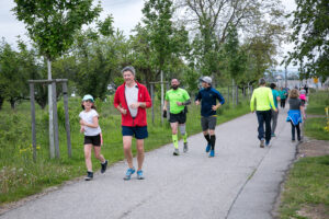 Events - Freiheitslauf - auf der Laufstrecke im Grünen