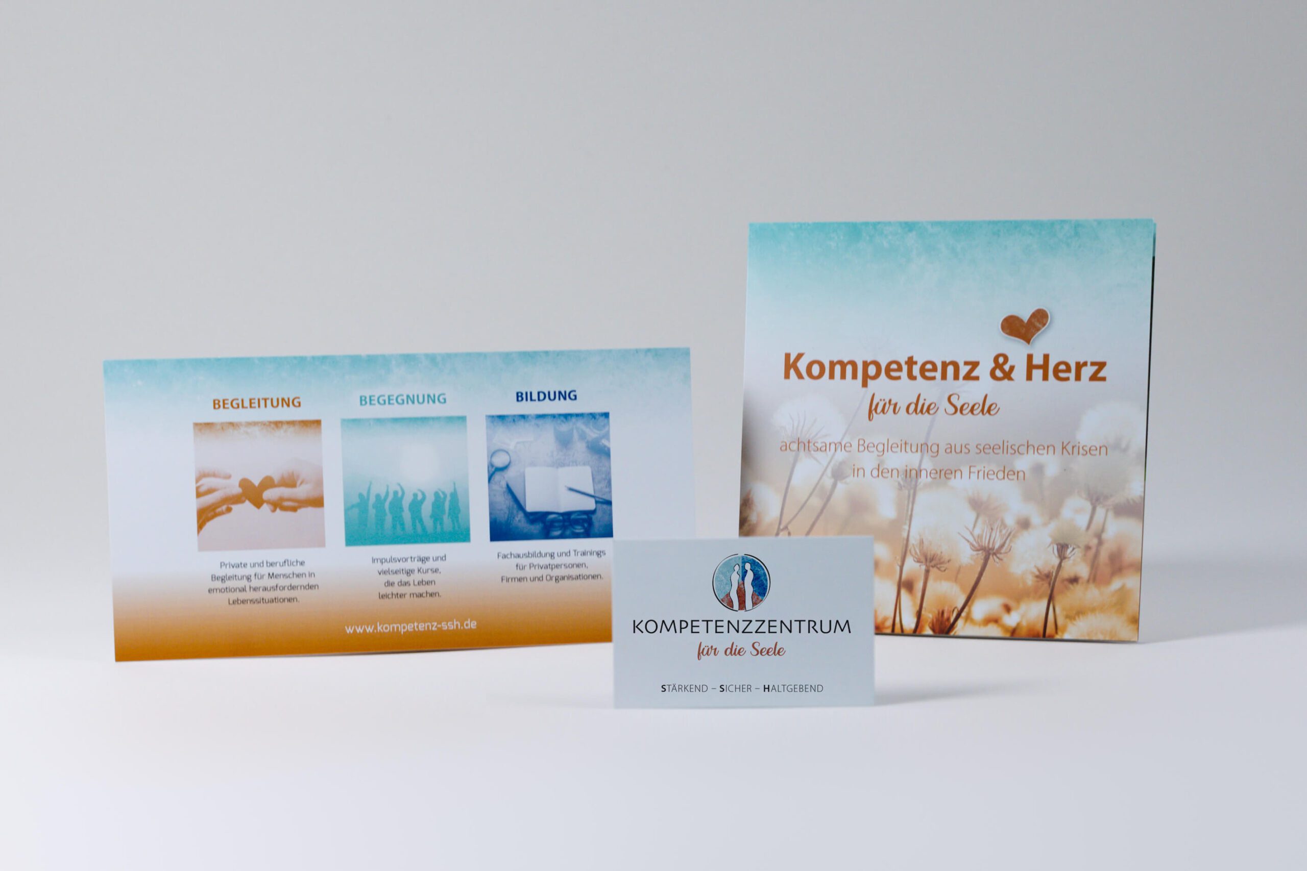 Grafik: Corporate Design für das Kompetenzzentrum für die Seele