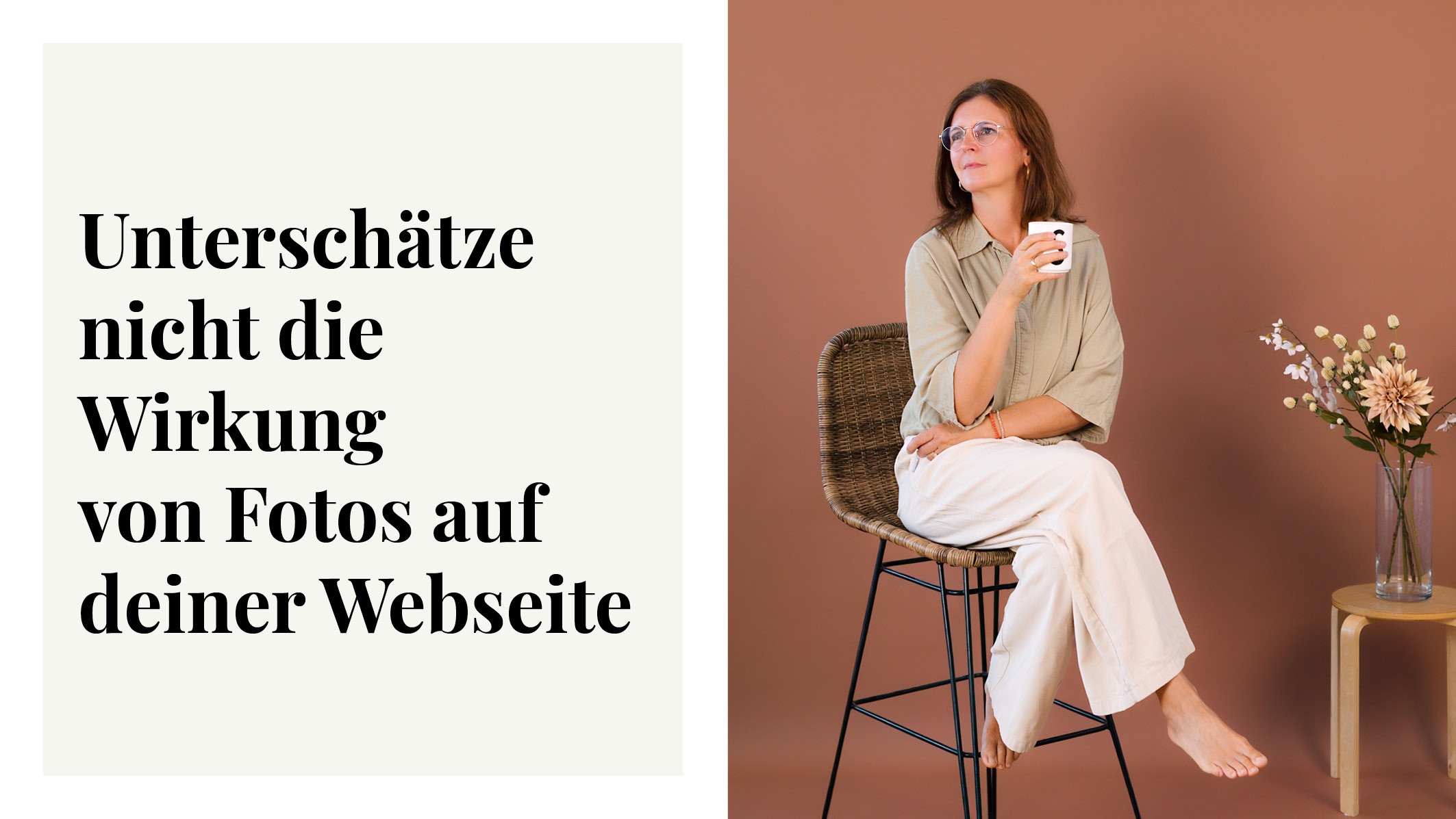 Unterschätze nicht die Wirkung von Fotos auf deiner Webseite